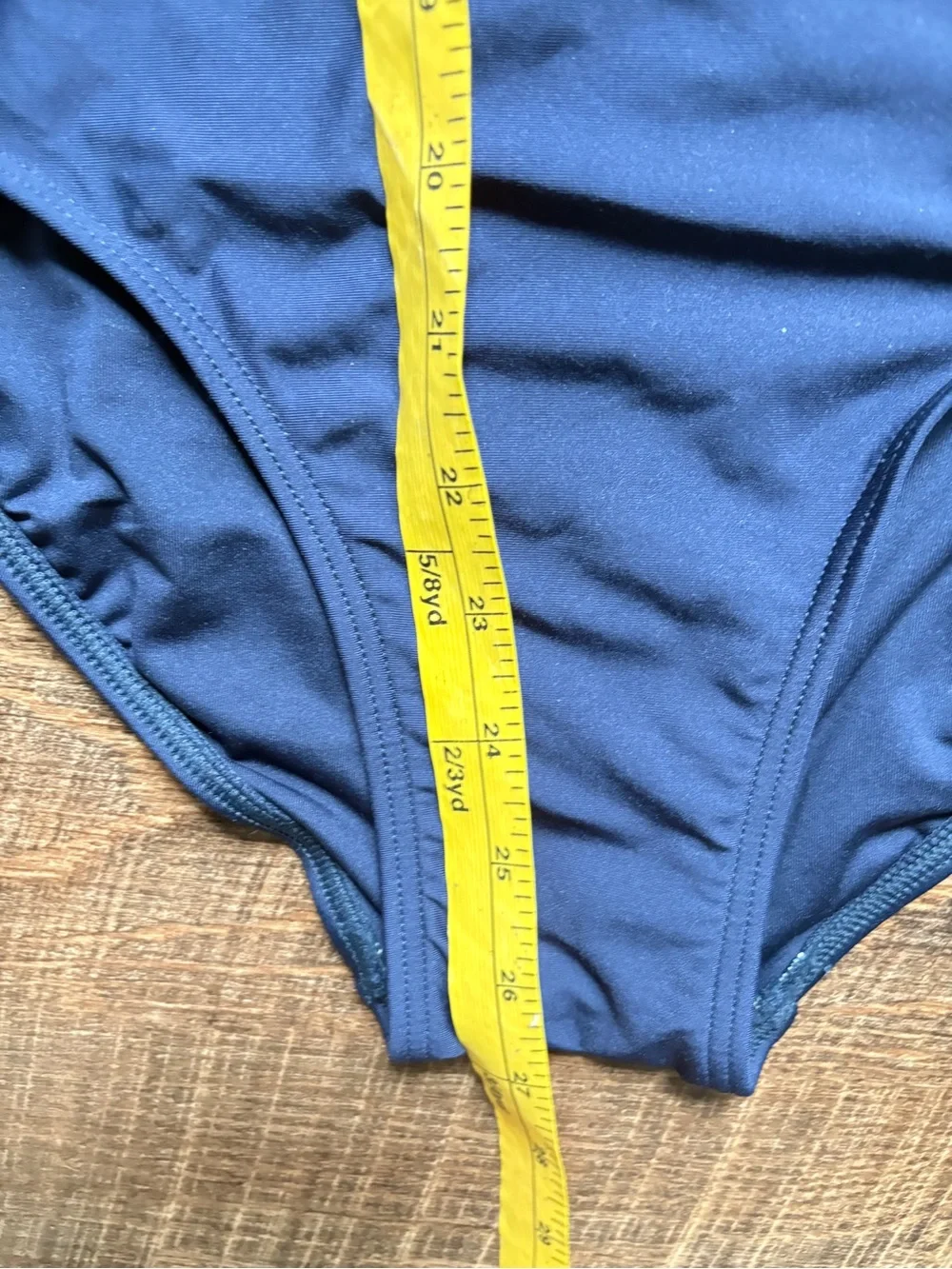 DKNY Colorblock swimsuit blue tri-color vacation summer beach resort sz 4 NWT - Picture 6 of 11